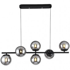 Φωτιστικό Κρεμαστό 6xG9 230V Μαύρο 955ALBERTO6